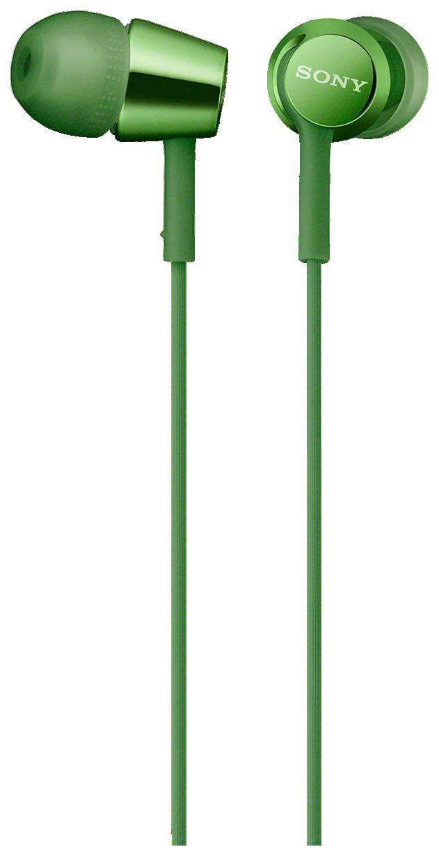 

Наушники с микрофоном Sony MDR-EX155AP (зеленый), MDR-EX155AP