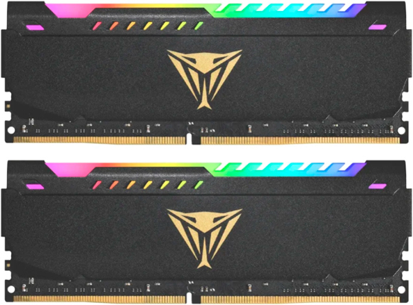 

Оперативная память Patriot DDR 4 DIMM 32Gb [PVSR432G360C0K], Оперативная память Patriot Viper Steel RGB 2x16GB DDR4 PC4-28800 (PVSR432G360C0K)