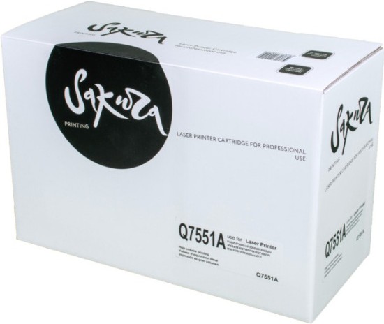 

Картридж для принтера Sakura Printing SAQ7551A, Картридж Sakura Printing SAQ7551A