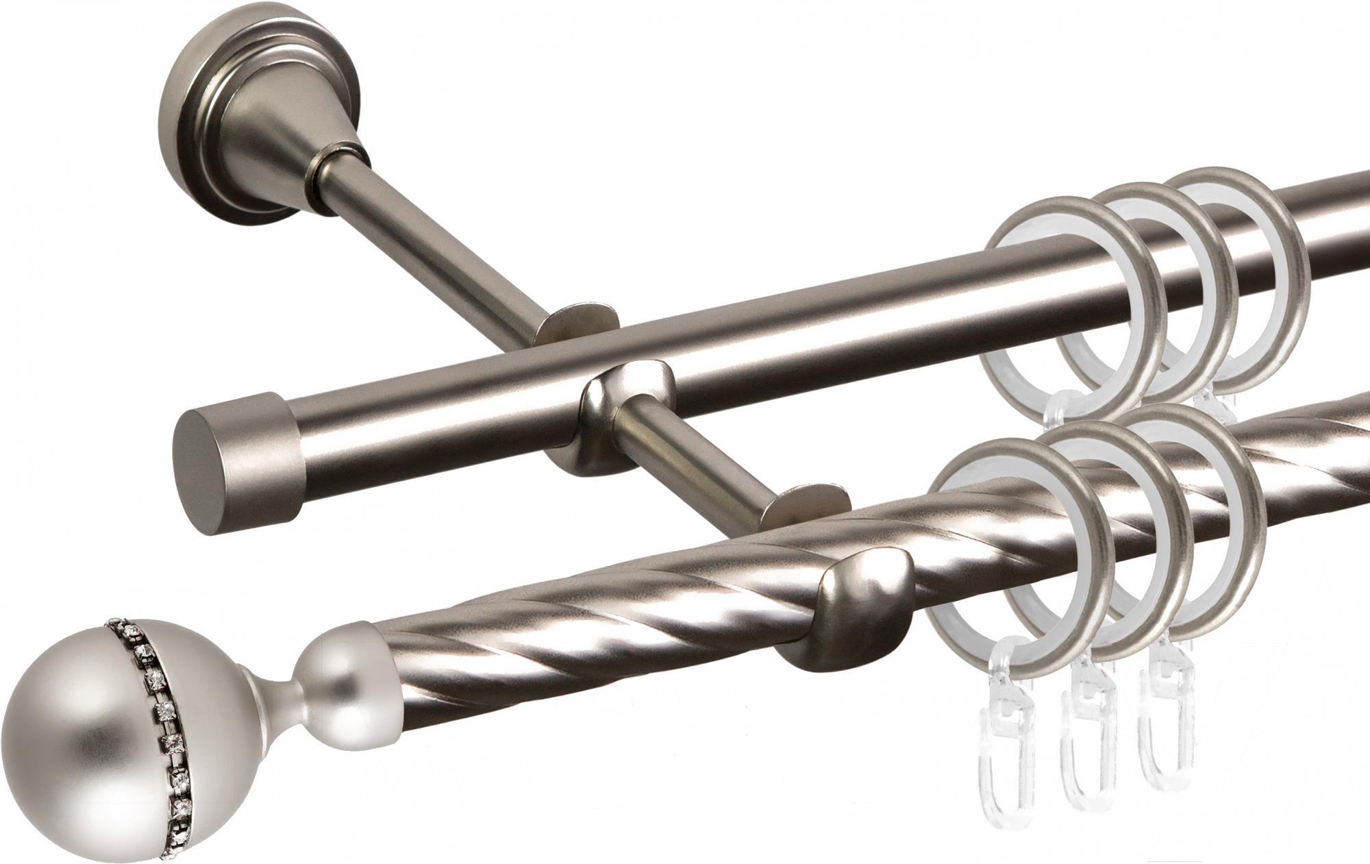 

Карниз АС ФОРОС Grace D16K/16Г + наконечники Кортеза 1.8м сатин