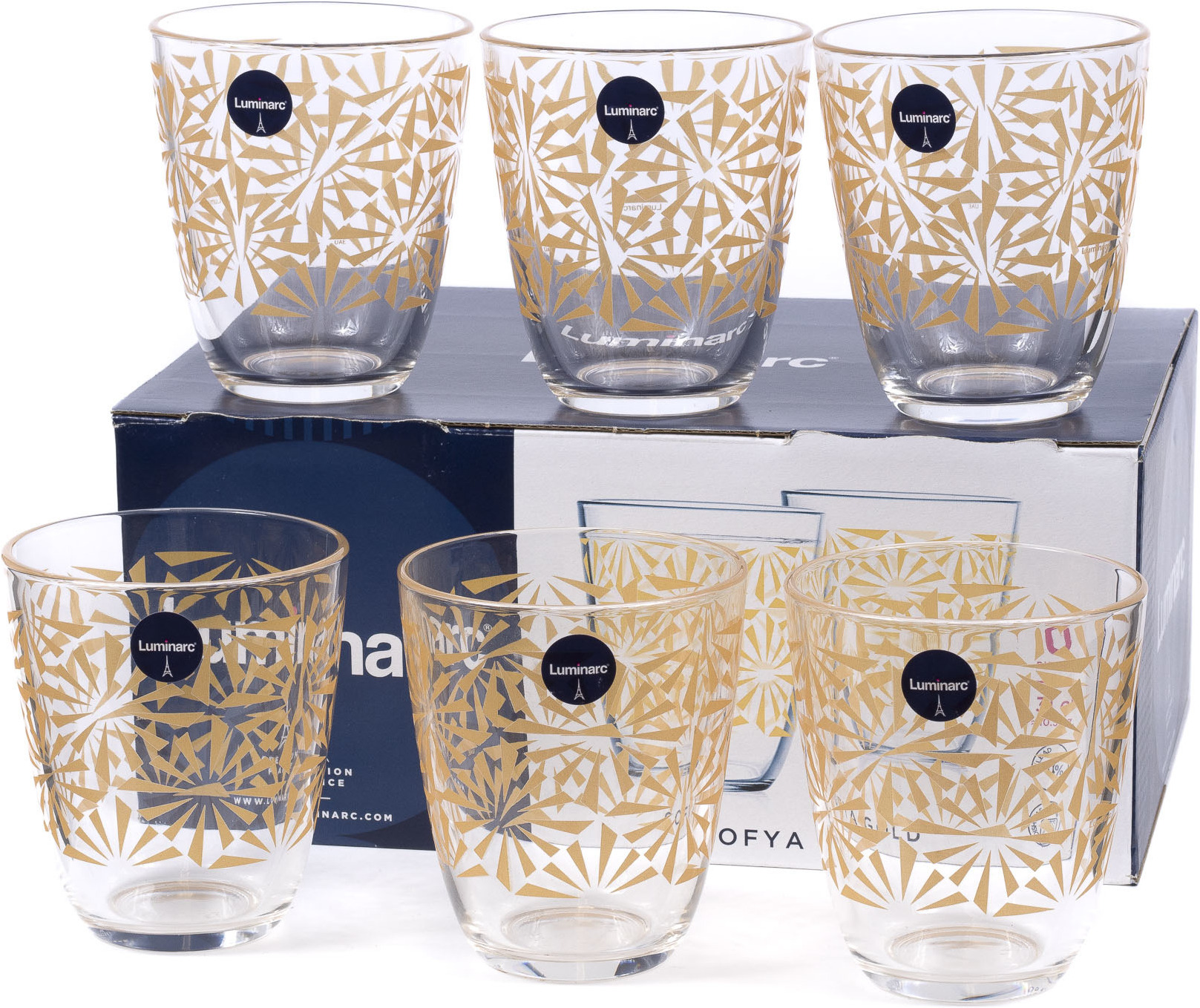 

Набор стаканов Luminarc Neo Sofya Gold P5657