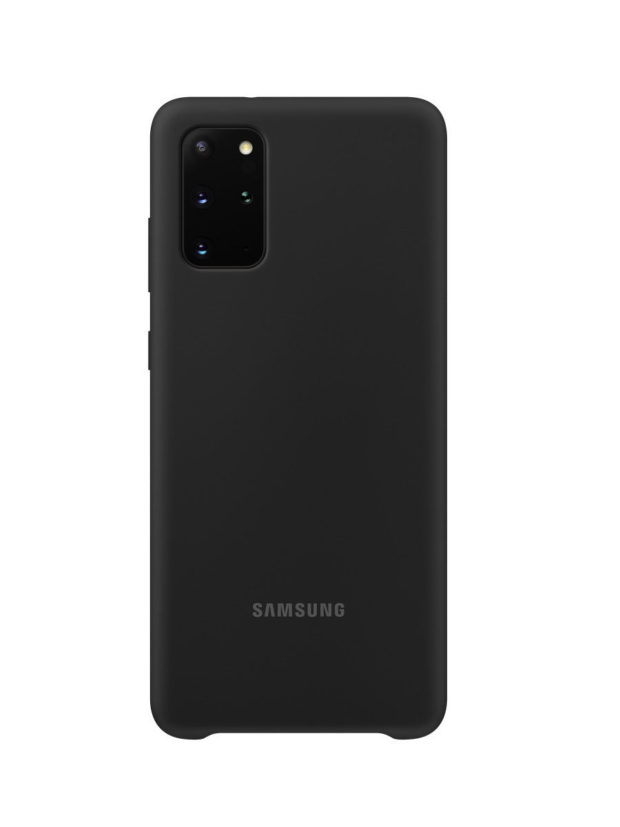 

Чехол для телефона Samsung Galaxy S20+ Silicone Cover черный, Galaxy S20+ Silicone Cover