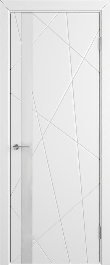

Межкомнатная дверь Юркас Colorit К5 ДО 80x200 белая эмаль/Lacobel белый, Colorit К5 ДО 80x200