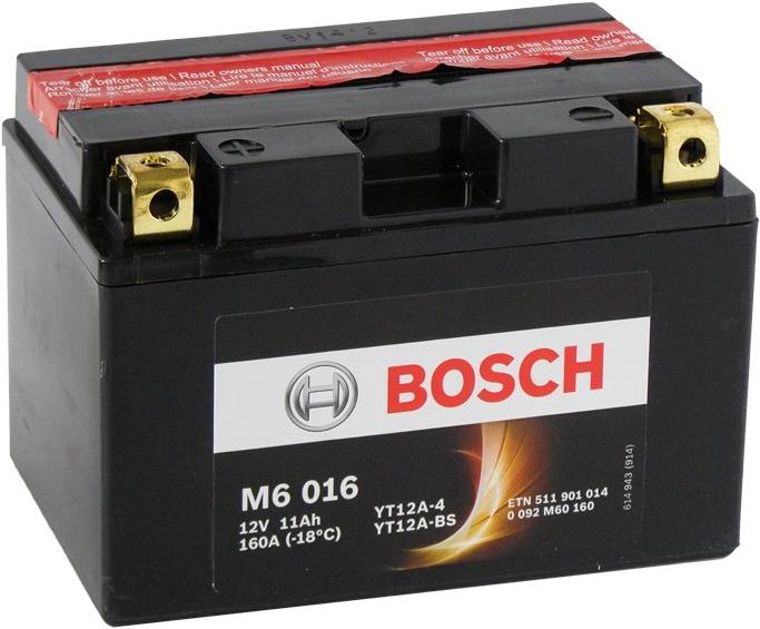 

Мотоциклетный аккумулятор Bosch YT12А-BS 11Ah [511901014], Аккумулятор Bosch YT12А-BS 11Ah 511901014