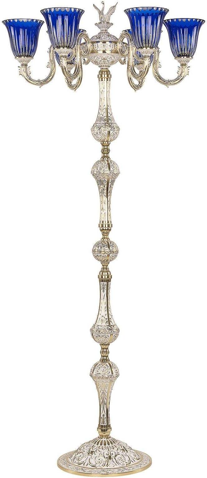 

Подвесная люстра Bohemia Ivele Crystal 71003T/6/175 GW P2 U Clear-Blue/H-1K FS1M