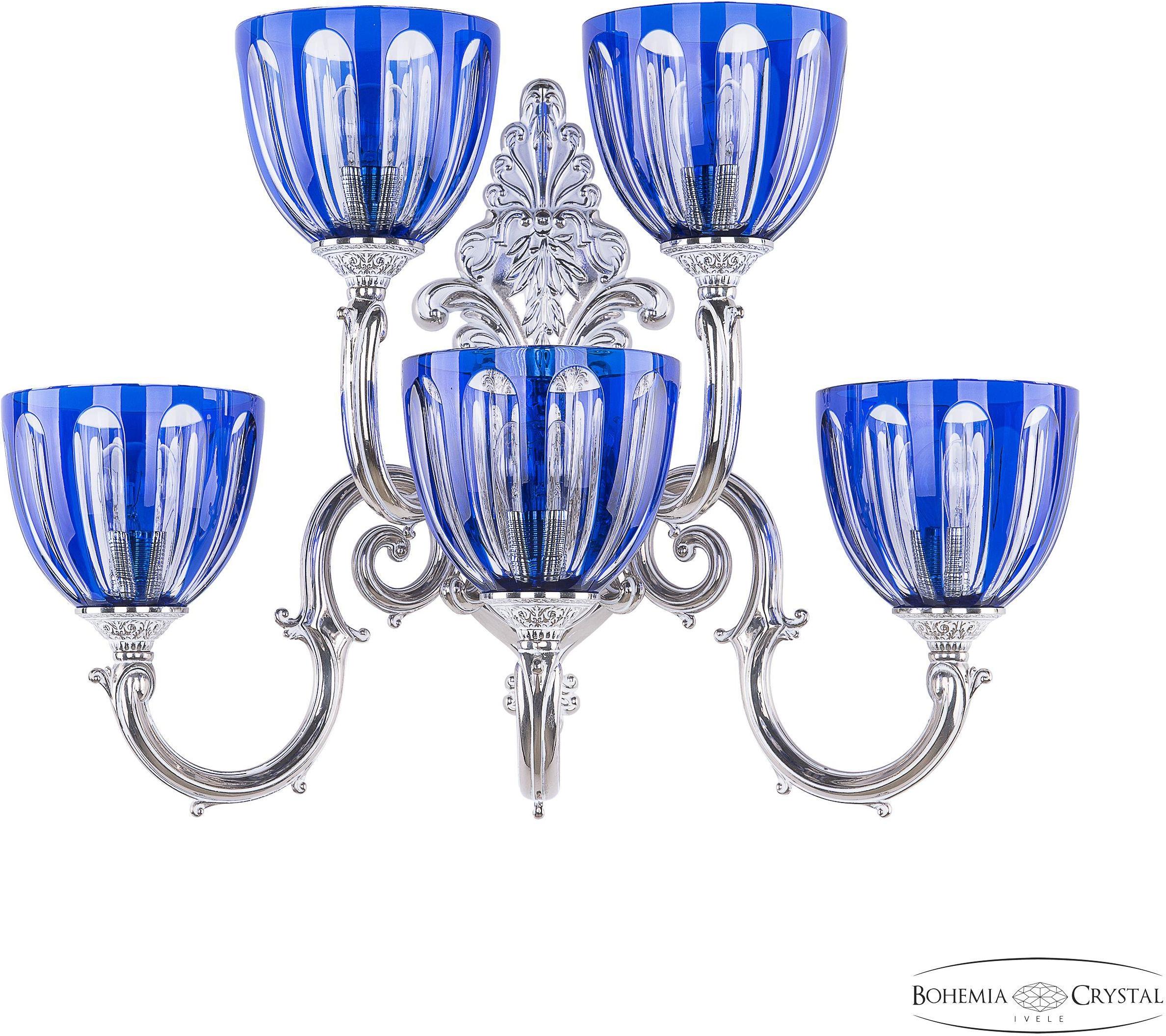 

Подвесная люстра Bohemia Ivele Crystal 7203B15/3+2/210 NW P1 U Clear-Blue/H-1H