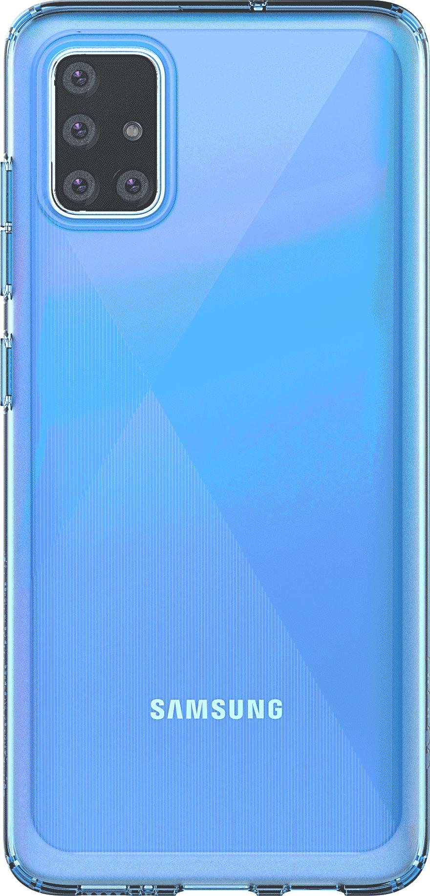 

Чехол для телефона Samsung Araree A cover A51 синий [GP-FPA515KDALR], A cover для Samsung A51