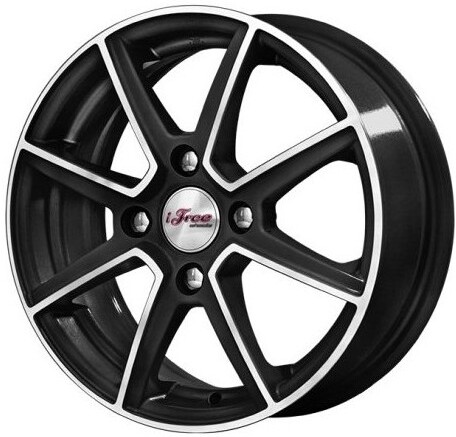 

Автомобильный диск iFree Майами КС518 14x5.5 4x100мм DIA 60.1мм ET 43мм 034810 блэк джек, Автомобильные диски iFree Майами (КС518) 14x5.5 4x100мм DIA 60.1мм ET 43мм [034810]