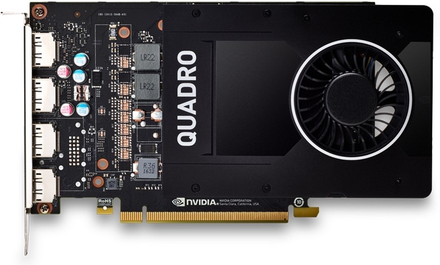 

Видеокарта PNY VCQP2200-PB, Видеокарта PNY Quadro P2200 5GB GDDR5X VCQP2200-PB