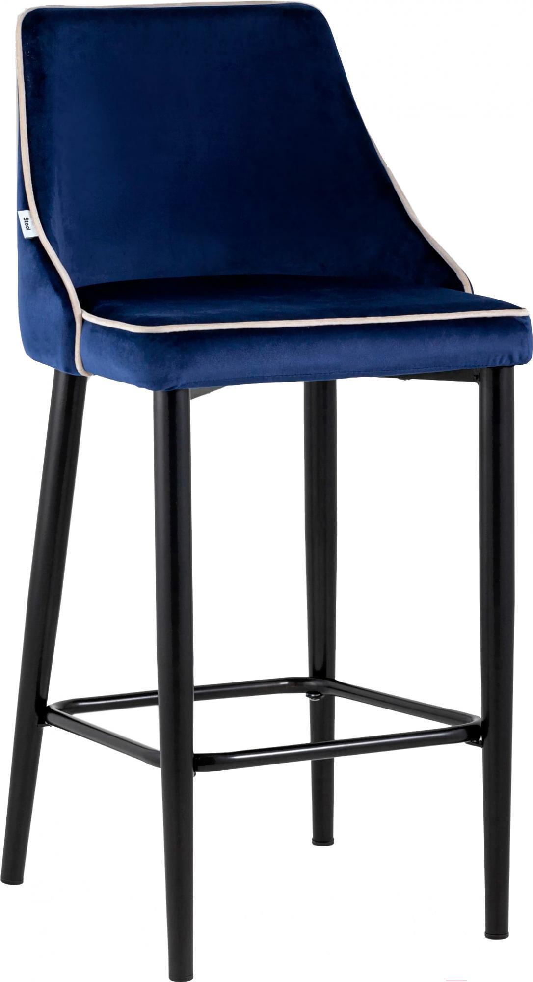 

Барный стул Stool Group Коби велюр синий [AV 434-H60/05-08(PP)], Барный стул Stool Group Коби велюр AV 434-H60/05-08(PP) синий