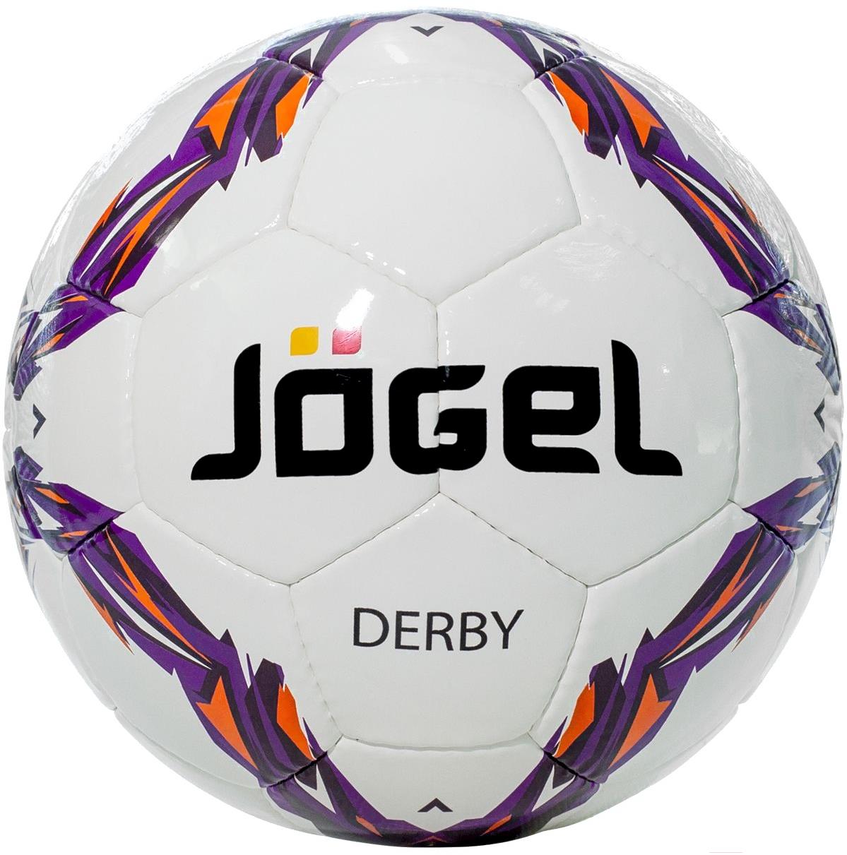 

Футбольный мяч Jogel JS-560 Derby 5 размер белый/фиолетовый, JS-560 Derby размер 5