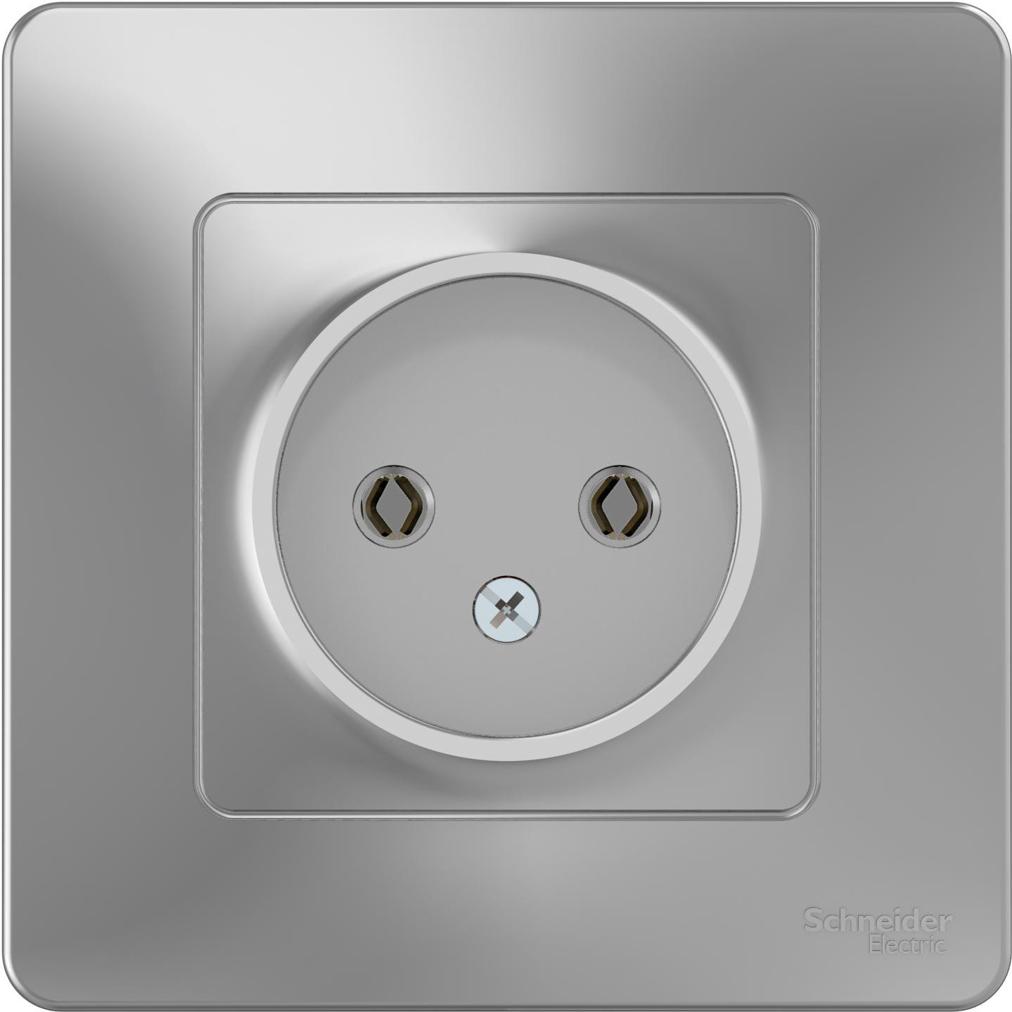 

Розетка Schneider Electric Blanca алюминий [BLNRS000013], Розетка Schneider Electric Blanca BLNRS000013 алюминий