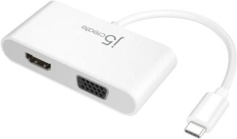 

Кабель для компьютера j5create USB-C на VGA amp; HDMI [JCA174], USB-C на VGA amp; HDMI