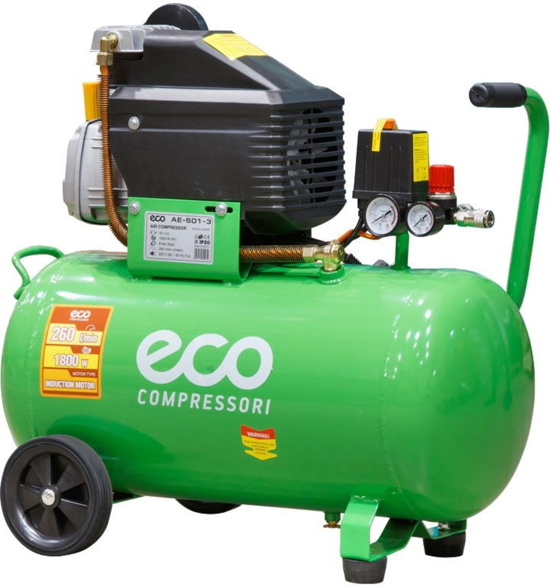 

Воздушный компрессор Eco AE-502-3A1, Компрессор ECO AE-502-3