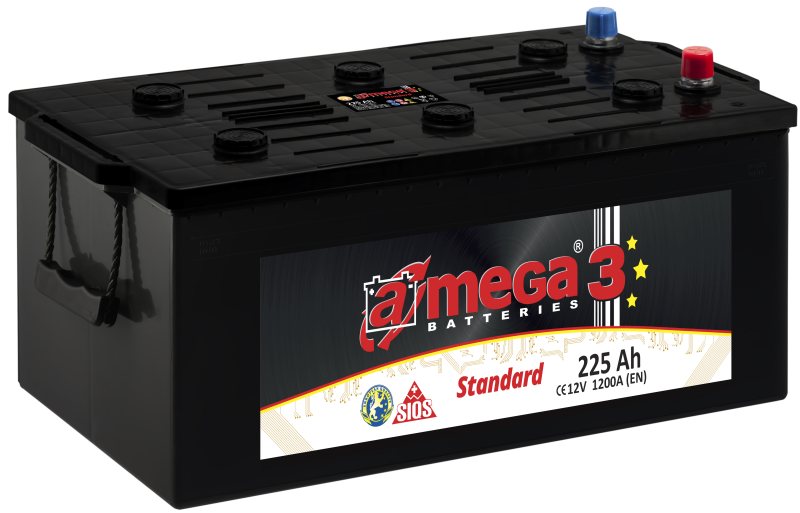 

Аккумулятор A-mega Standard 225 L евро 225 А/ч, Standard 225 L евро 225 А/ч
