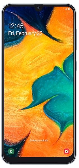 

Мобильный телефон Samsung Galaxy A30 32GB (2019) White [SM-A305FZWUSER], Galaxy A30 32GB (2019)