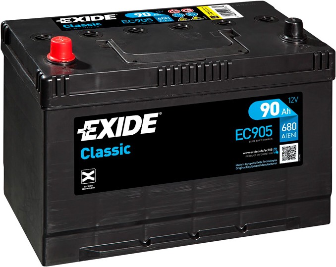 

Аккумулятор Exide Classic EC905