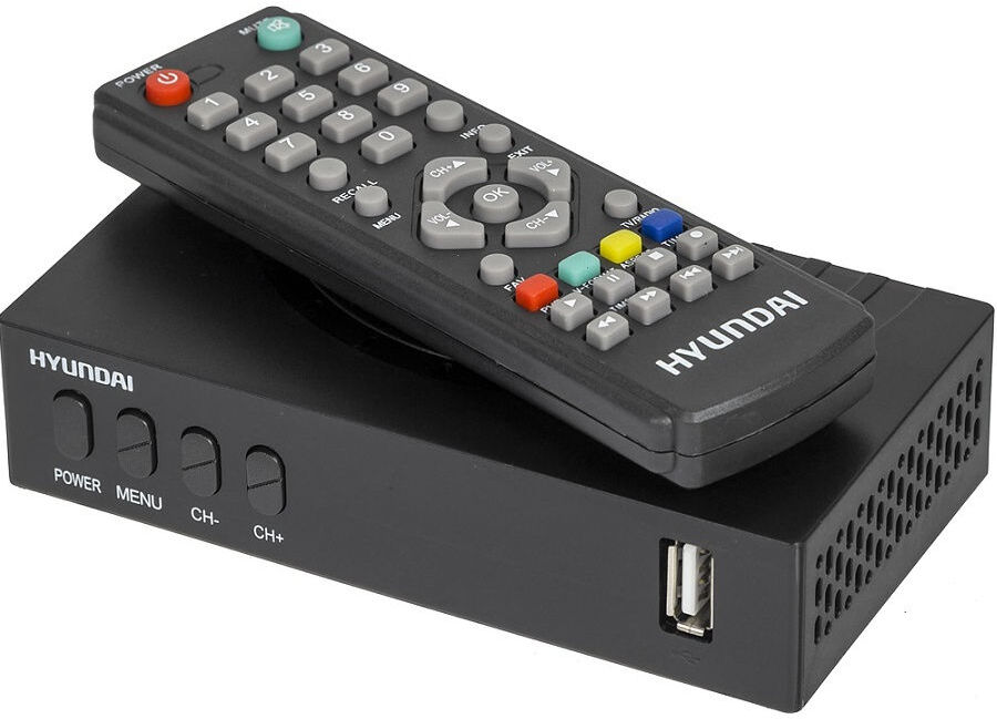 

AV-ресивер Hyundai H-DVB440 черный, Ресивер DVB-T2 Hyundai H-DVB440 черный (Hyundai H-DVB440)