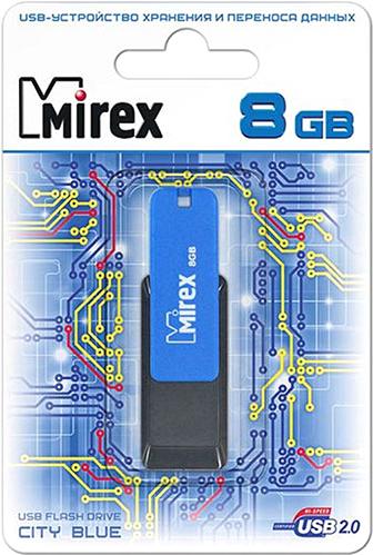 

USB Flash Mirex Color Blade City 8GB (синий) [13600-FMUCIB08], Color Blade City 8GB