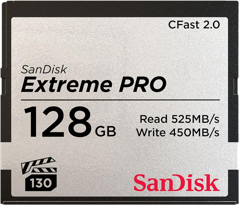 

Карта памяти SanDisk CFAST2.0 128GB Extreme Pro [SDCFSP-128G-G46D], CFAST2.0 128GB Extreme Pro