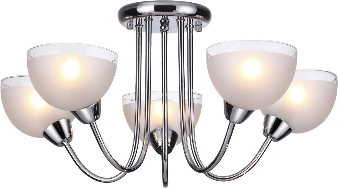 

Люстра на штанге Lumion LN20 153 E14 5*60W 220V ALORA хром/белый [4461/5C], LN20 153 E14 5*60W 220V ALORA
