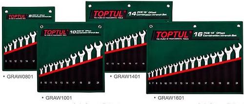 

Набор ключей Toptul GRAW1001, GRAW1001