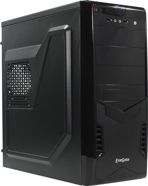 

Корпус для компьютера ExeGate CP-601 ATX 500W Black, Корпус для компьютера ExeGate CP-601 ATX 500W EX261451RUS Black