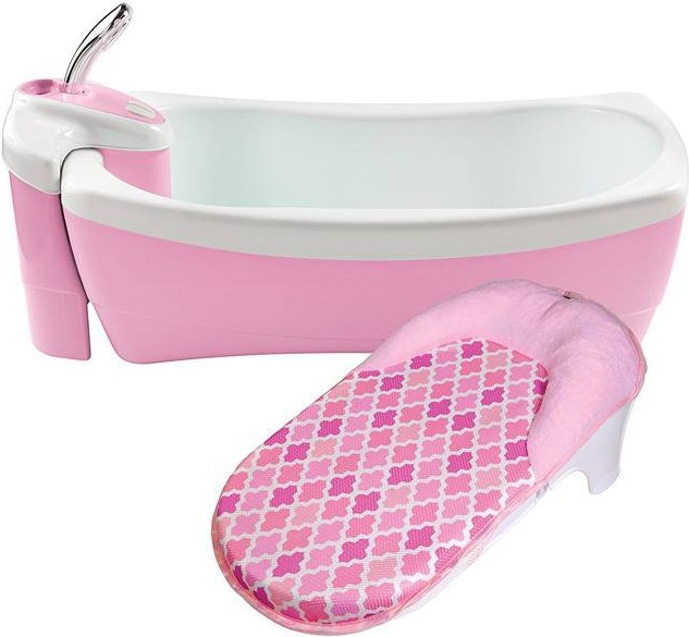 

Ванночка детская Summer Infant Lil'Luxuries с душевым краником розовый