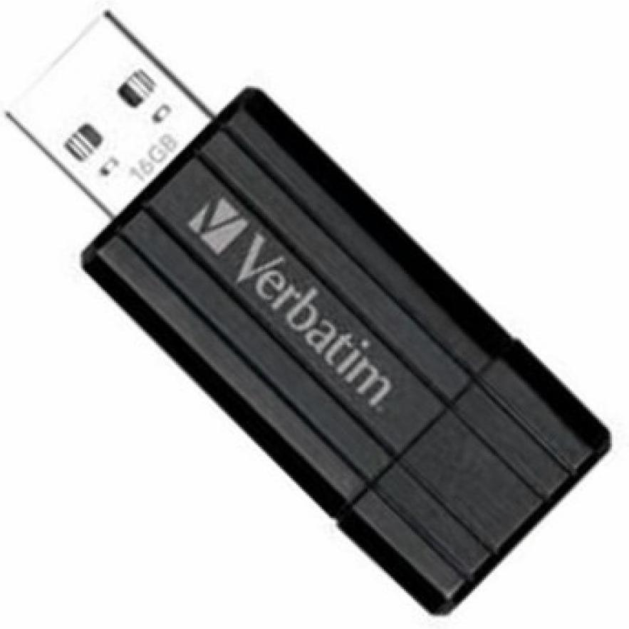 

USB Flash Verbatim PinStripe черный 32 Гб (49064), PinStripe 32 Гб