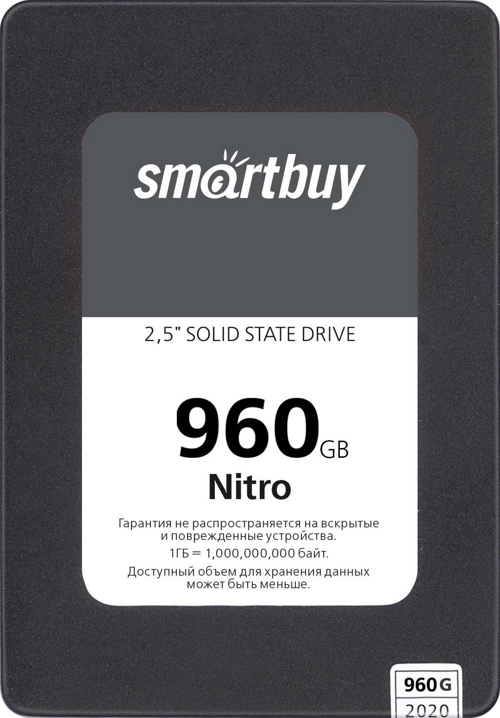 

SSD диск SmartBuy 960Gb Nitro [SBSSD-960GQ-MX902-25S3], 960Gb Nitro