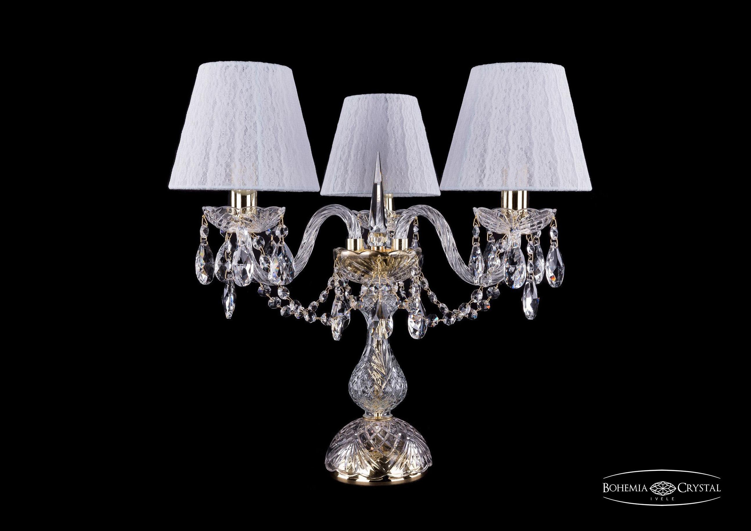 

Подвесная люстра Bohemia Ivele Crystal 1406L/3/141-39/G/SH13-160, Настольная лампа Bohemia Ivele Crystal 1406L/3/141-39/G/SH13-160