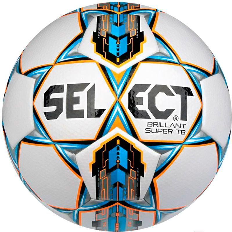 

Футбольный мяч Select Brillant Super TB размер 5 белый/голубой, Brillant Super TB размер 5