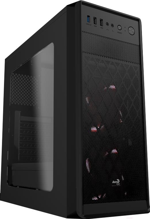 

Корпус для компьютера AeroCool SI-5100 Black Miditower Без БП