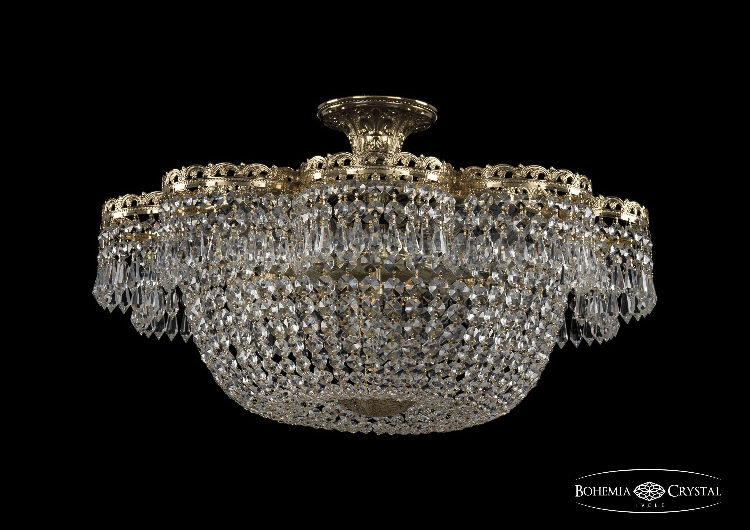 

Люстра на штанге Bohemia Ivele Crystal 19311/55JB G