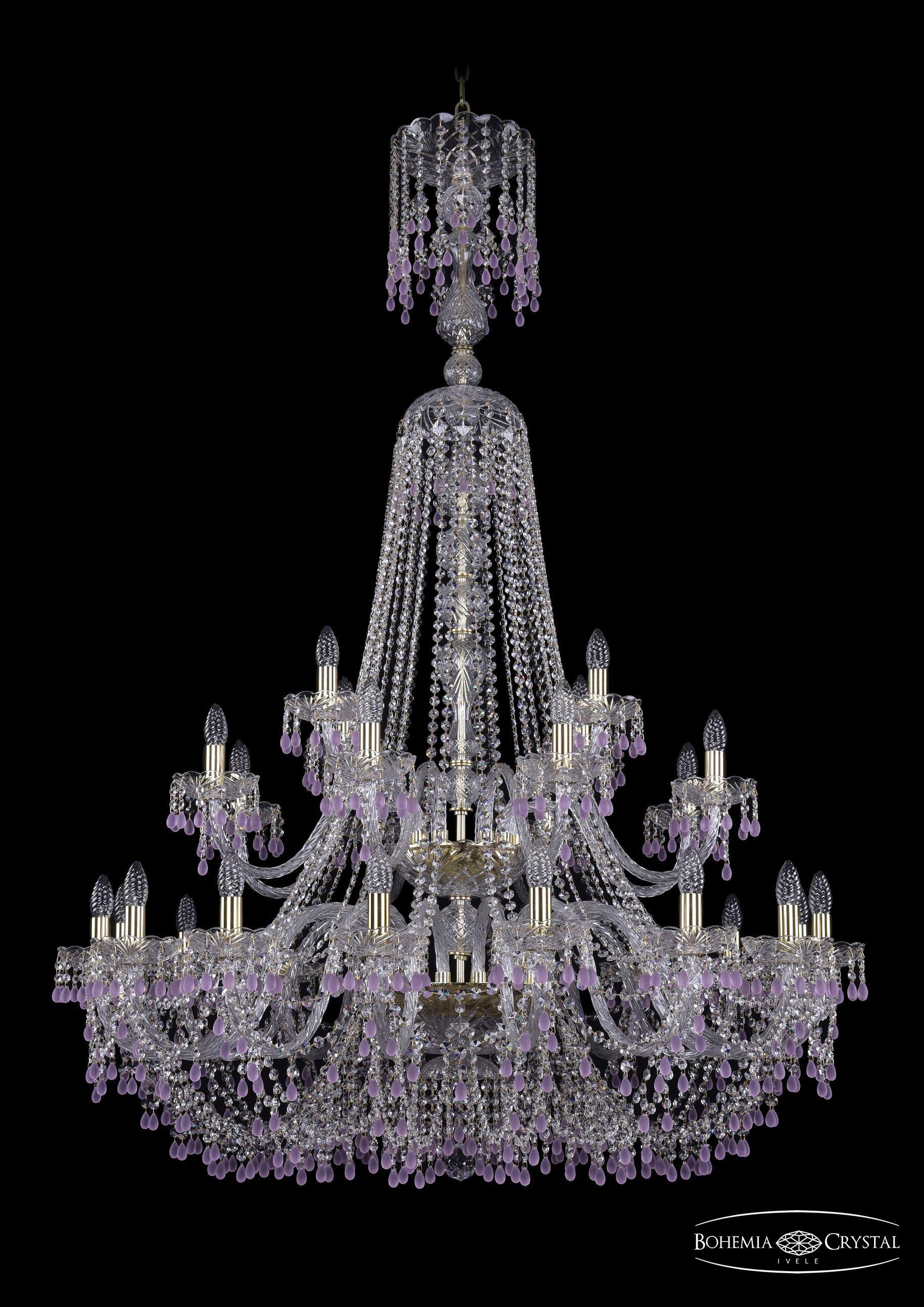 

Подвесная люстра Bohemia Ivele Crystal 1410/16+8+4/400/XL-162/2d/G/V7010