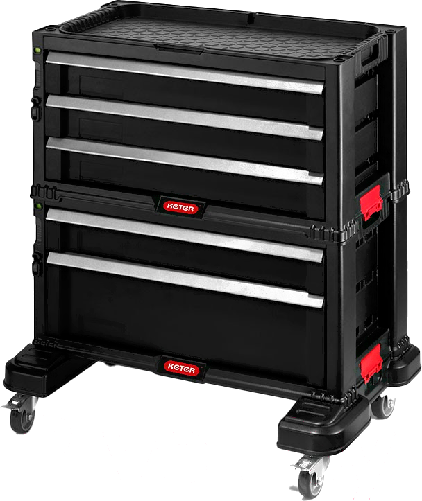

Ящик для инструментов Keter 5 Drawers Tool Chest System (17199301)