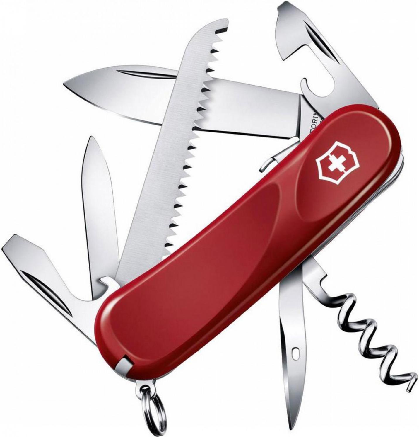 

Туристический нож Victorinox Evolution S13 14 функций карт. коробка красный [2.3813.SE], Evolution S13 14 функций карт. коробка