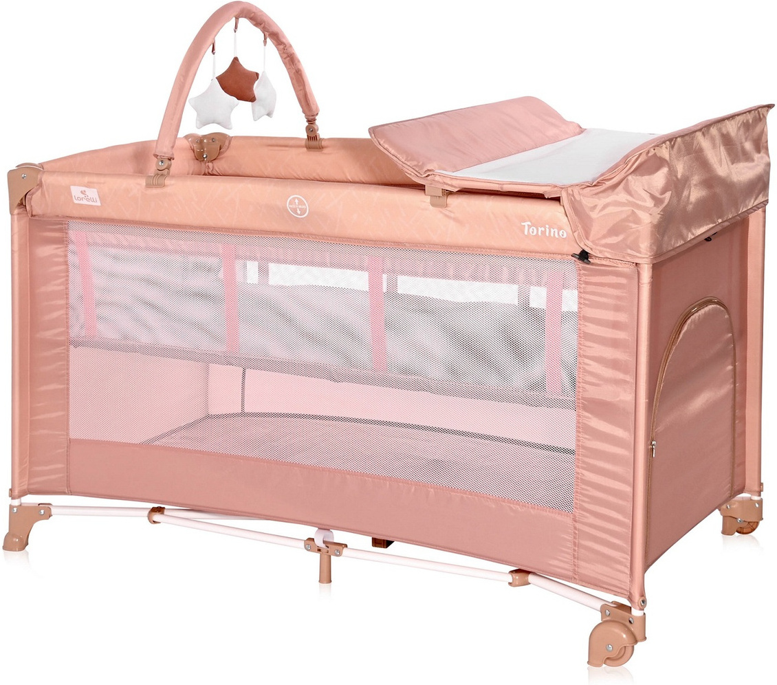 

Детский манеж Lorelli Torino 2 Plus Misty Rose [10080472122], Детский манеж Lorelli Torino 2 Plus Misty Rose 10080472122