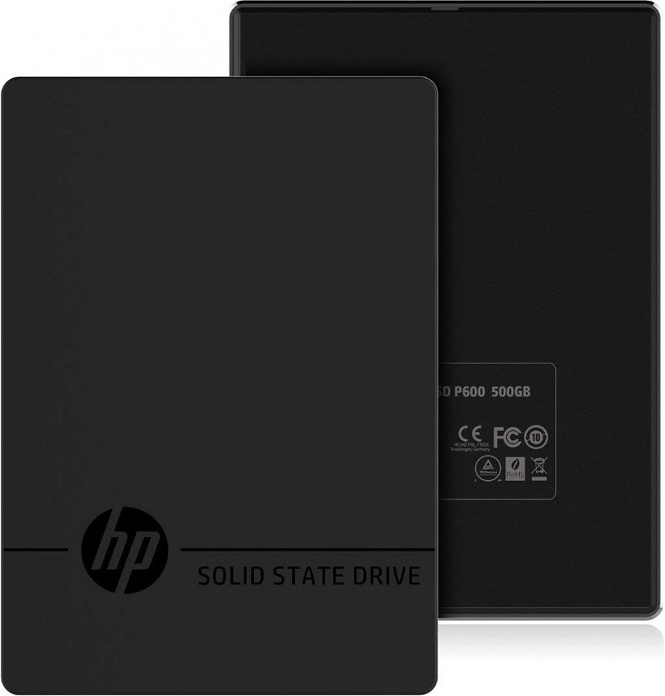 

Жесткий диск (накопитель) HP SSD External 500GB P600 Series Black (3XJ07AA)