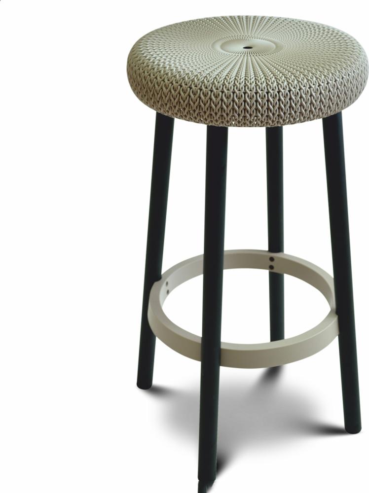 

Табурет барный Keter Cozy Bar Stool бежевый [17205144506], Cozy Bar Stool