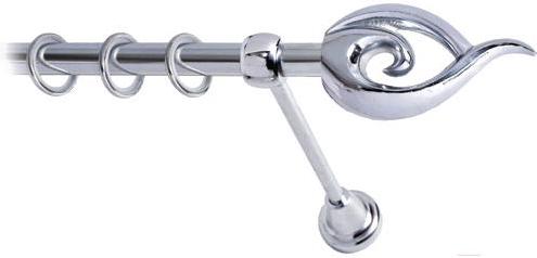 

Карниз Lm Decor Наутилус 012 1р гладкий 1.6м хром, Наутилус 012 1р гладкий 16мм 1.6м