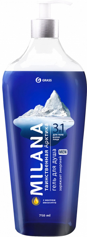 

Гель для душа Grass MILANA MEN с маслом эвкалипта (125460)