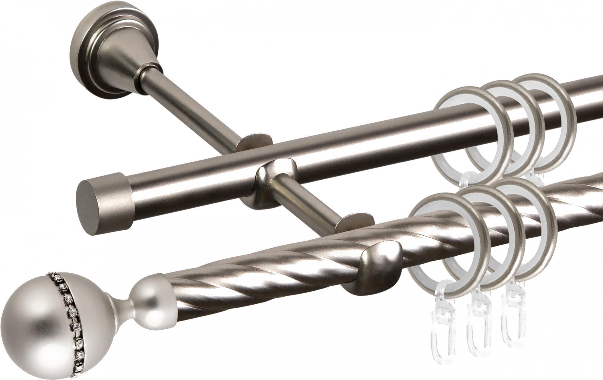 

Карниз АС ФОРОС Grace D16K/16Г составной + наконечники Кортеза 2.8м сатин
