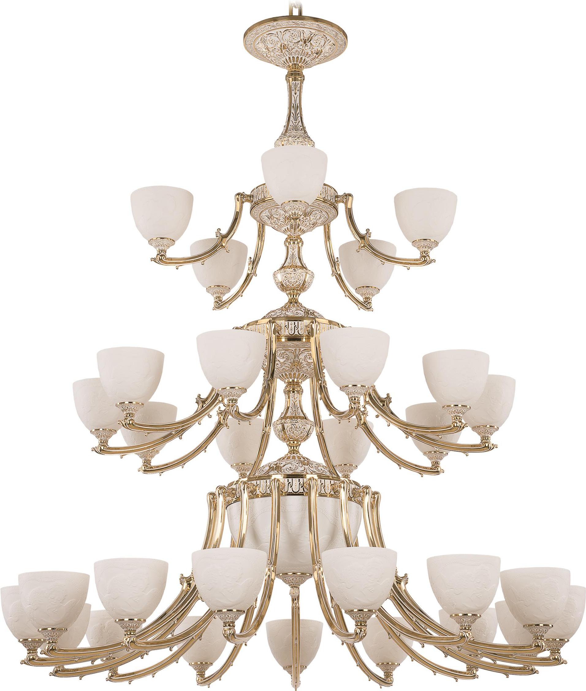 

Подвесная люстра Bohemia Ivele Crystal 72111P/15+10+5/420/3d GW P1 U Angel