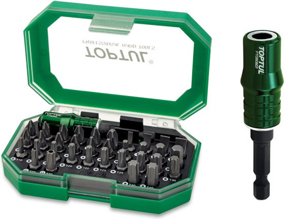 

Набор бит Toptul 1/4 35шт с магнитным держателем [GACW3502], Набор бит Toptul 1/4 35шт с магнитным держателем GACW3502