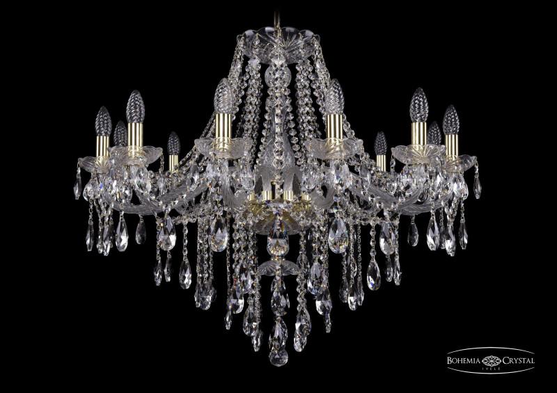 

Подвесная люстра Bohemia Ivele Crystal 1415/12/300/G