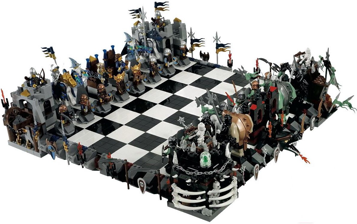 

Конструктор Lepin 16019 Гигантские Шахматы Замка Хогвартс (2475 деталей)