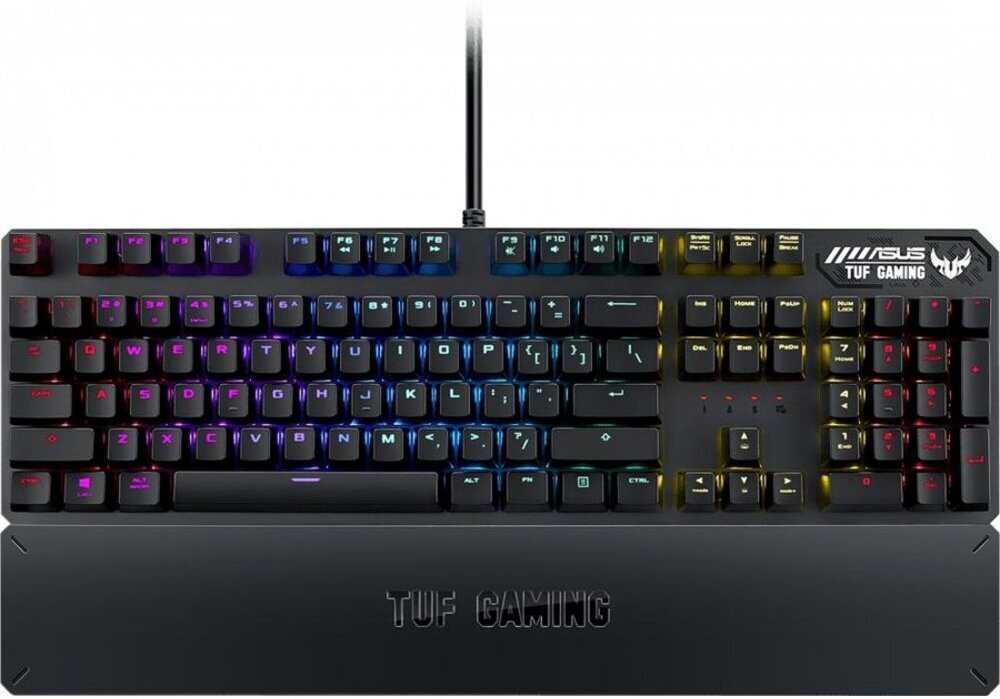 

Клавиатура ASUS TUF Gaming K3 чёрная [90MP01Q0-BKRA00], Клавиатура Asus RA05 TUF Gaming K3/BN/RU