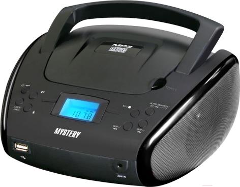 

Портативная аудиосистема Mystery BM-6114U черный, BM-6114U