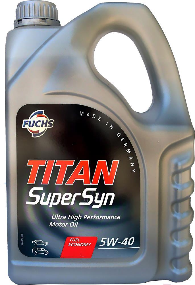 

Моторное масло Fuchs Titan Supersyn 5W40 5л [601425745], Моторное масло Fuchs Titan Supersyn 5W40 5л 601425745